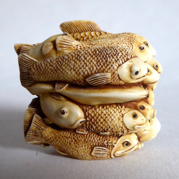 RETIRED 1993 HARMONY KINGDOM JEST BOX SCHOOL’S OUT FISH LIDDED TRINKET BOX - Picture 5 of 11